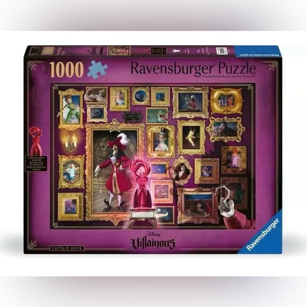 Ravensburger Disney Studios Villains Captain Hook 1000 Piece Puzzle NEW Sealed